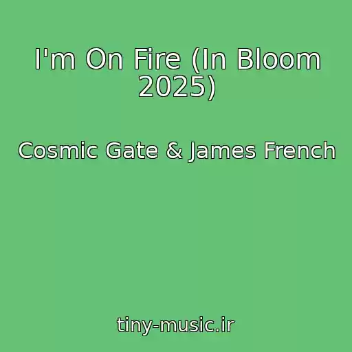 کاور آهنگ I'm On Fire (In Bloom 2025) از Cosmic Gate & James French