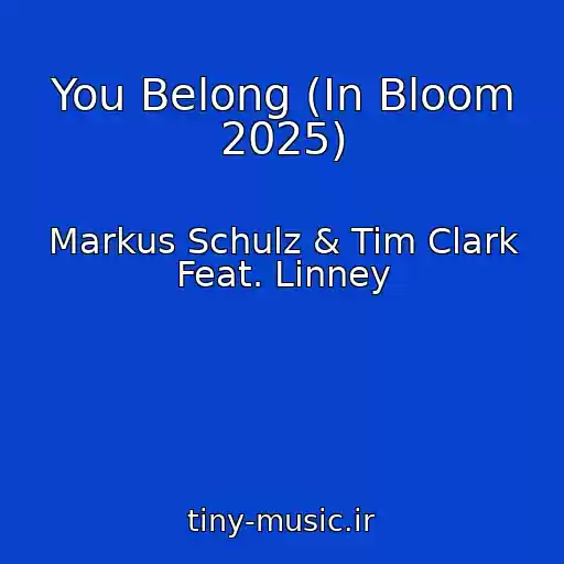 کاور آهنگ You Belong (In Bloom 2025) از Markus Schulz & Tim Clark Feat. Linney