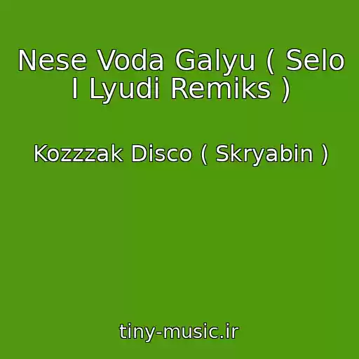 کاور آهنگ Nese Voda Galyu ( Selo I Lyudi Remіks ) از Kozzzak Disco ( Skryabіn )