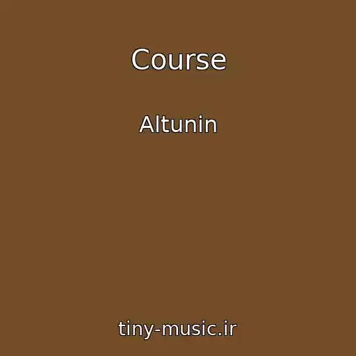 کاور آهنگ Course از Altunin