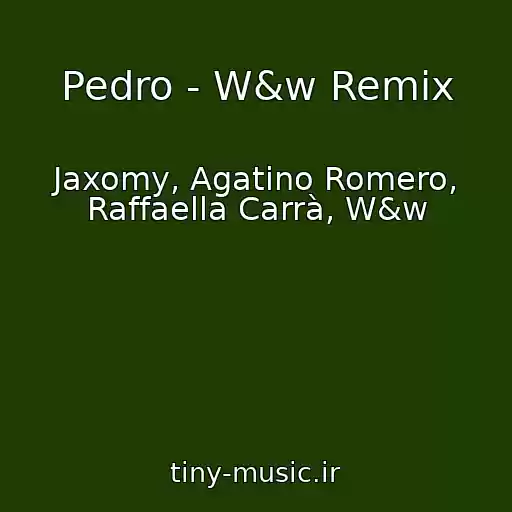 کاور آهنگ Pedro - W&w Remix از Jaxomy, Agatino Romero, Raffaella Carrà, W&w