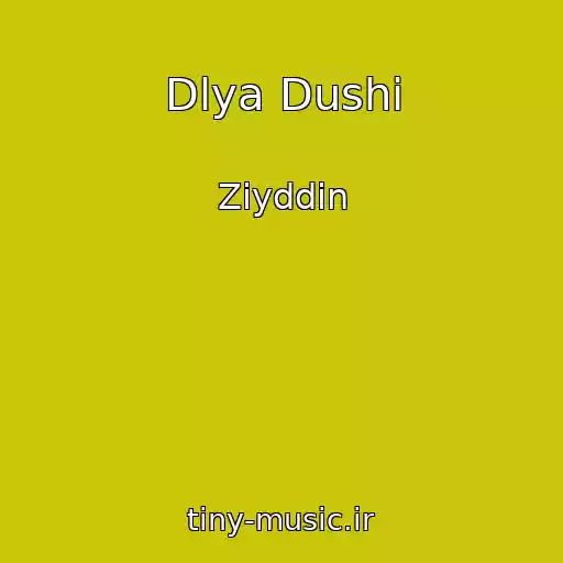 کاور آهنگ Dlya Dushi از Ziyddin