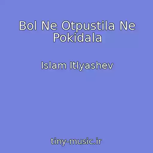 کاور آهنگ Bol Ne Otpustila Ne Pokidala از Islam Itlyashev