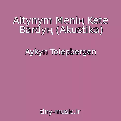 کاور آهنگ Altynym Menің Kete Bardyң (Akustika) از Aykyn Tolepbergen
