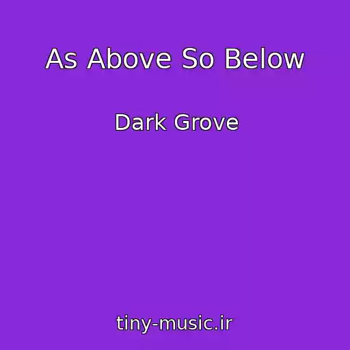 کاور آهنگ As Above So Below از Dark Grove
