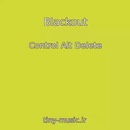 کاور آهنگ Blackout از Control Alt Delete