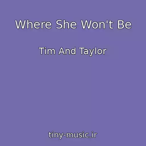 کاور آهنگ Where She Won't Be از Tim And Taylor