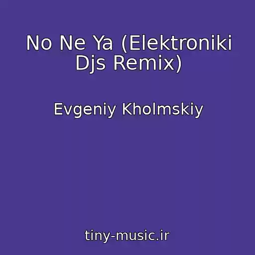 کاور آهنگ No Ne Ya (Elektroniki Djs Remix) از Evgeniy Kholmskiy