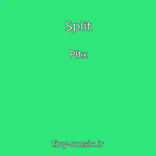 کاور آهنگ Split از Pltx