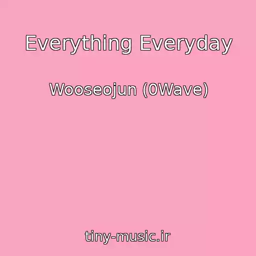 کاور آهنگ Everything Everyday از Wooseojun (0Wave)