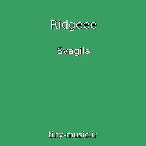 کاور آهنگ Ridgeee از Svagila