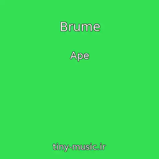 کاور آهنگ Brume از Ape