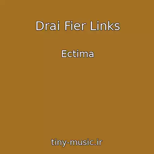 کاور آهنگ Drai Fier Links از Ectima