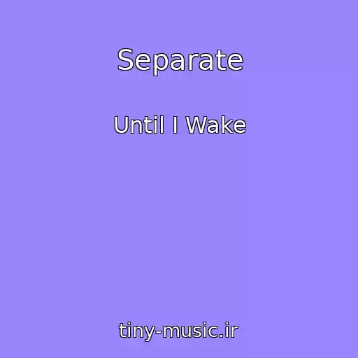 کاور آهنگ Separate از Until I Wake