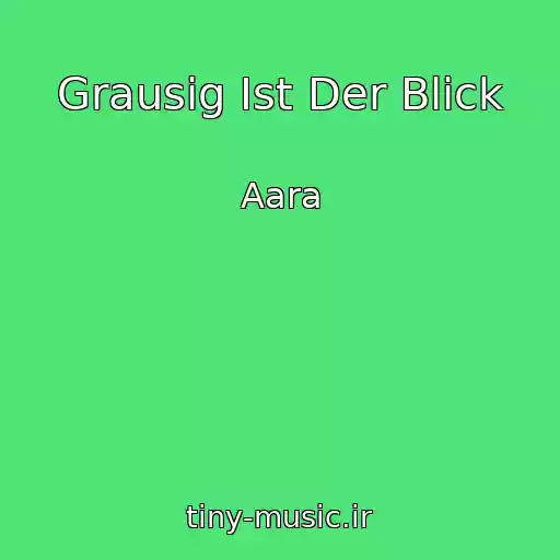 کاور آهنگ Grausig Ist Der Blick از Aara