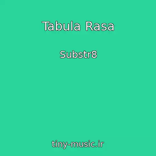 کاور آهنگ Tabula Rasa از Substr8