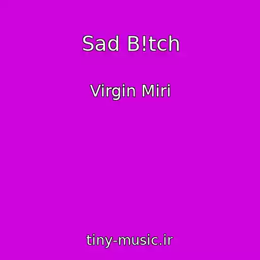 کاور آهنگ Sad B!tch از Virgin Miri