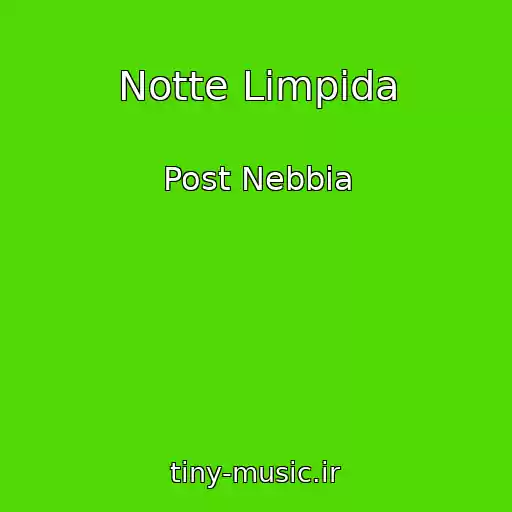کاور آهنگ Notte Limpida از Post Nebbia