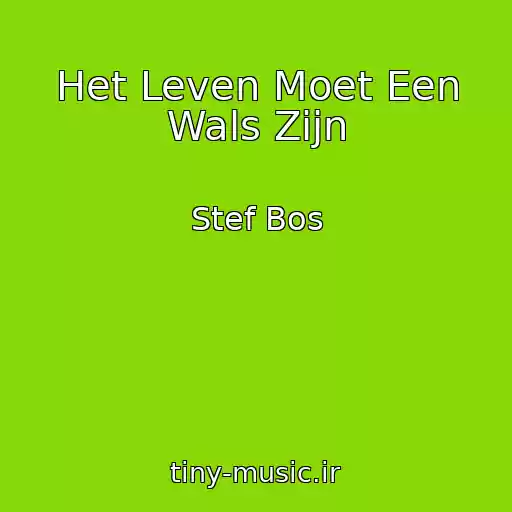 کاور آهنگ Het Leven Moet Een Wals Zijn از Stef Bos