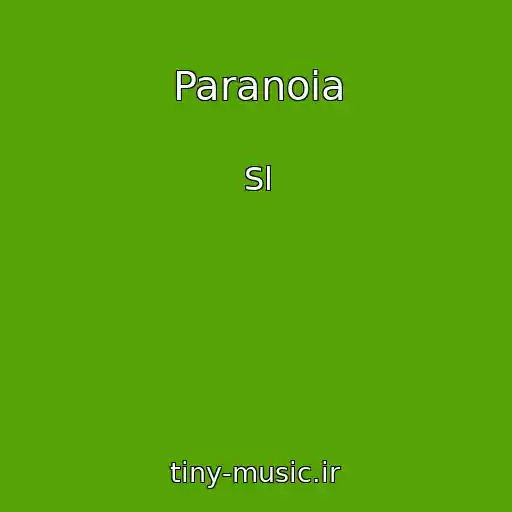 کاور آهنگ Paranoia از Sl