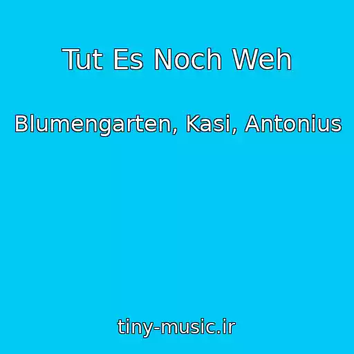 کاور آهنگ Tut Es Noch Weh از Blumengarten, Kasi, Antonius