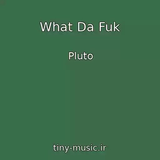 کاور آهنگ What Da Fuk از Pluto