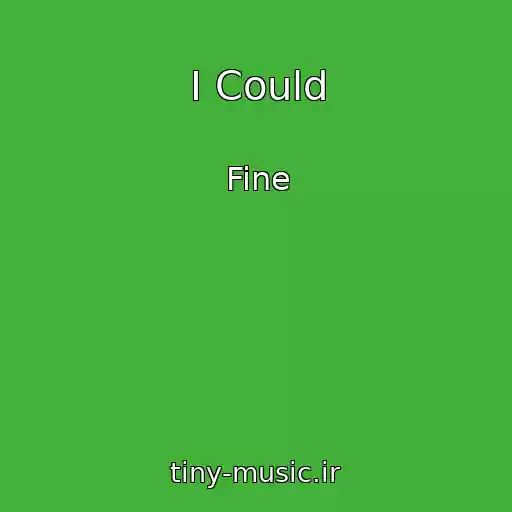 کاور آهنگ I Could از Fine