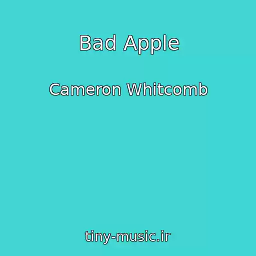 کاور آهنگ Bad Apple از Cameron Whitcomb