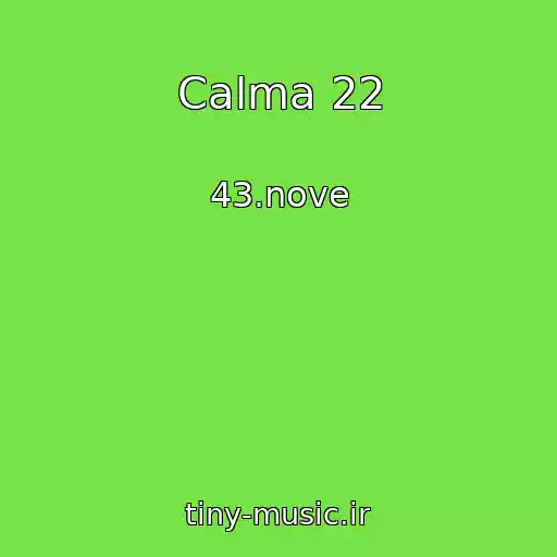 کاور آهنگ Calma 22 از 43.nove