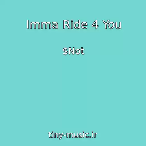 کاور آهنگ Imma Ride 4 You از $Not