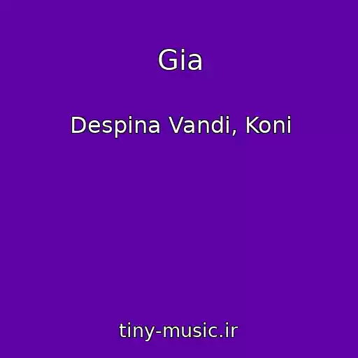 کاور آهنگ Gia از Despina Vandi, Koni