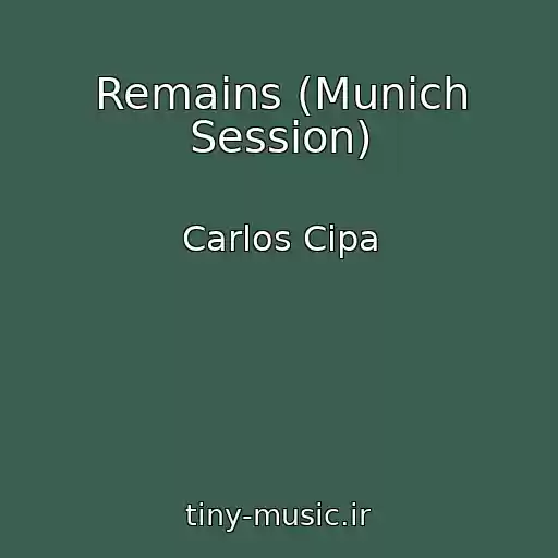 کاور آهنگ Remains (Munich Session) از Carlos Cipa