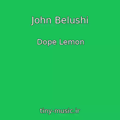 کاور آهنگ John Belushi از Dope Lemon