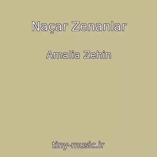 کاور آهنگ Naçar Zenanlar از Amalia Zehin