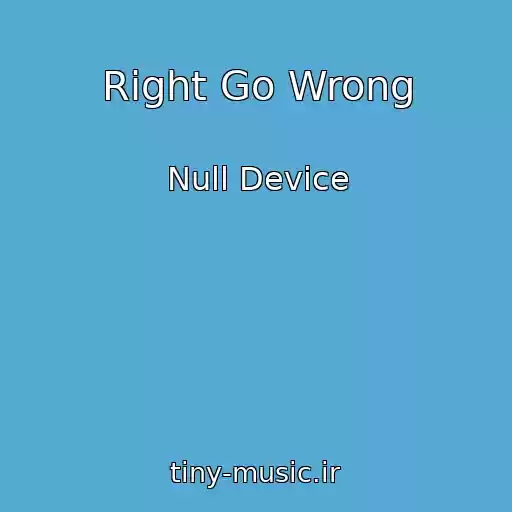 کاور آهنگ Right Go Wrong از Null Device