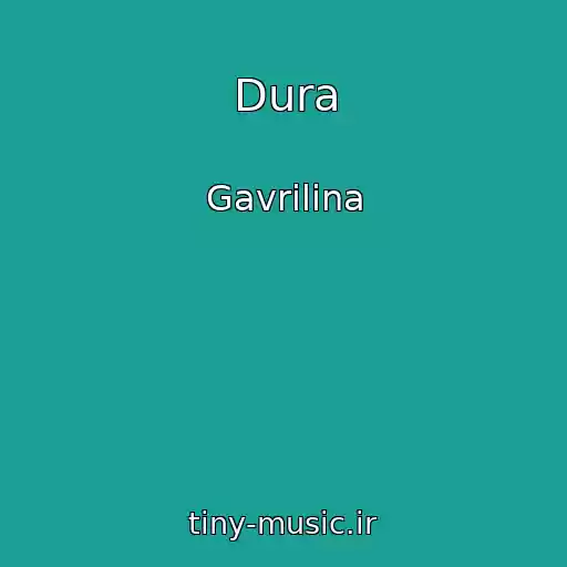 کاور آهنگ Dura از Gavrilina