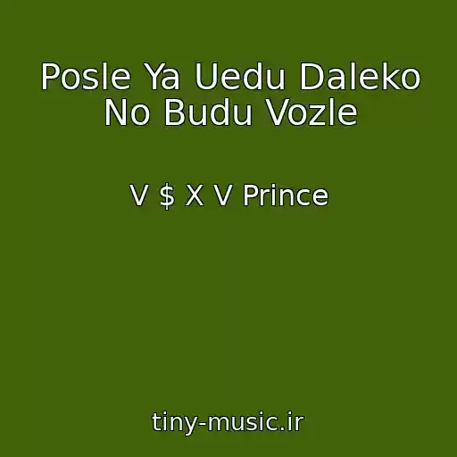 کاور آهنگ Posle Ya Uedu Daleko No Budu Vozle از V $ X V Prince