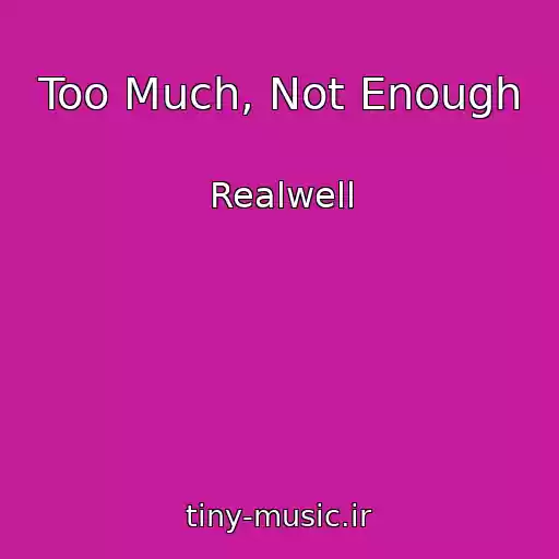 کاور آهنگ Too Much, Not Enough از Realwell