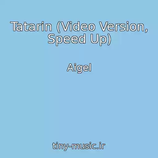 کاور آهنگ Tatarin (Video Version, Speed Up) از Aigel