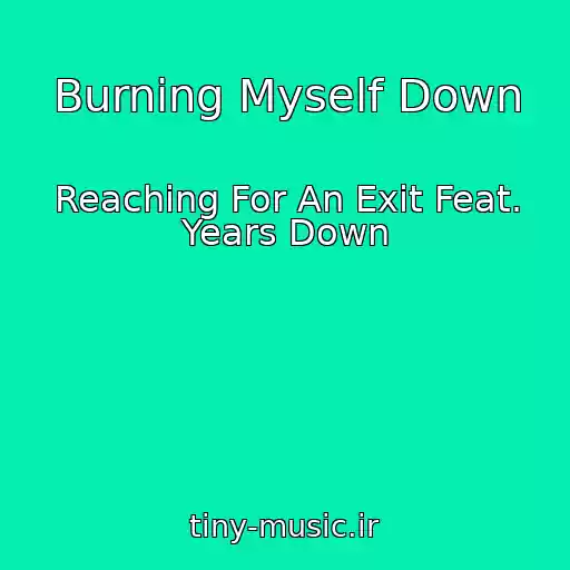 کاور آهنگ Burning Myself Down از Reaching For An Exit Feat. Years Down