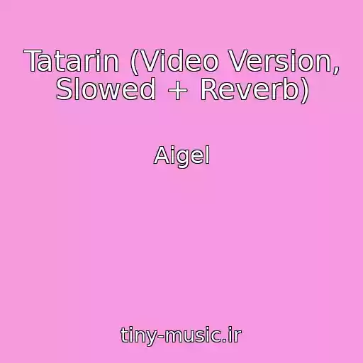 کاور آهنگ Tatarin (Video Version, Slowed + Reverb) از Aigel