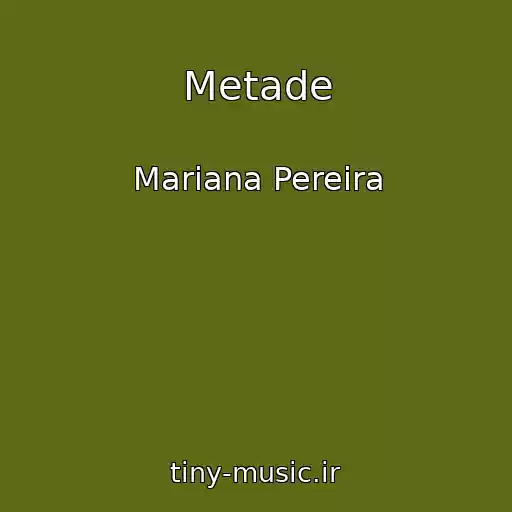 کاور آهنگ Metade از Mariana Pereira