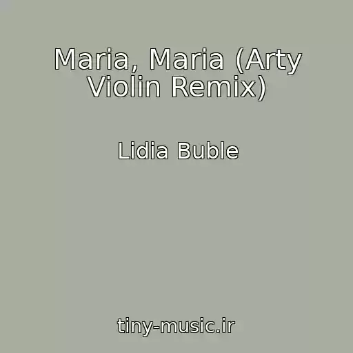کاور آهنگ Maria, Maria (Arty Violin Remix) از Lidia Buble