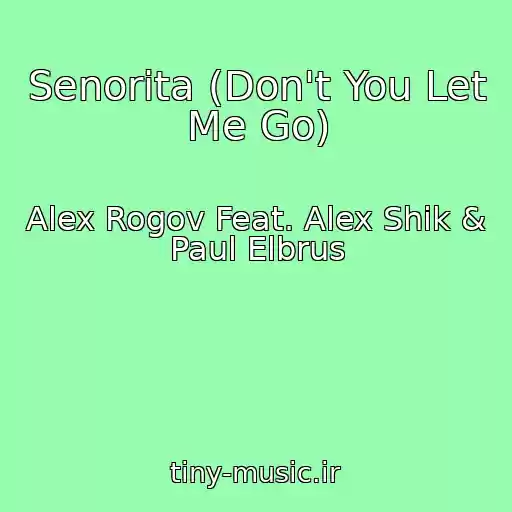 کاور آهنگ Senorita (Don't You Let Me Go) از Alex Rogov Feat. Alex Shik & Paul Elbrus