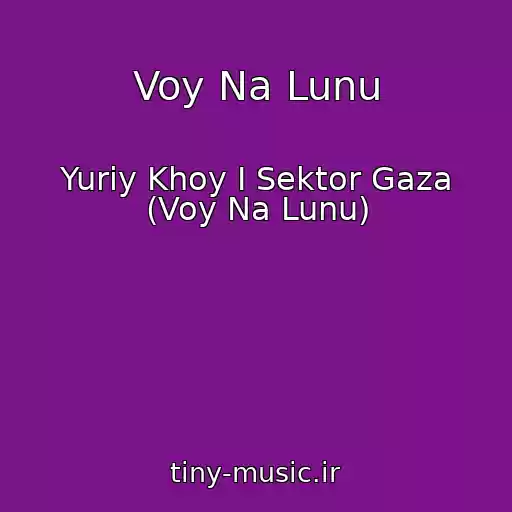 کاور آهنگ Voy Na Lunu از Yuriy Khoy I Sektor Gaza (Voy Na Lunu)