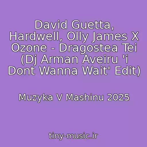 کاور آهنگ David Guetta, Hardwell, Olly James X Ozone - Dragostea Tei (Dj Arman Aveiru 'i Dont Wanna Wait' Edit) از Muzyka V Mashinu 2025