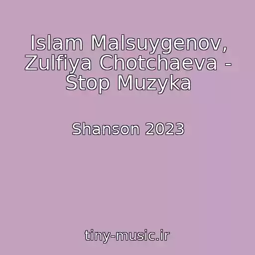 کاور آهنگ Islam Malsuygenov, Zulfiya Chotchaeva - Stop Muzyka از Shanson 2023