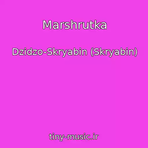 کاور آهنگ Marshrutka از Dzіdzo-Skryabіn (Skryabin)
