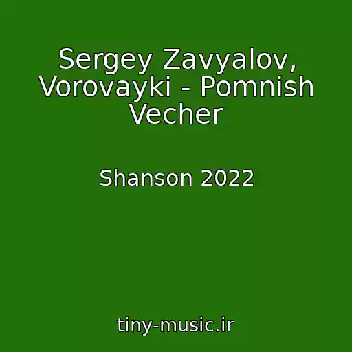 کاور آهنگ Sergey Zavyalov, Vorovayki - Pomnish Vecher از Shanson 2022