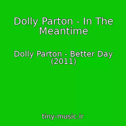 کاور آهنگ Dolly Parton - In The Meantime از Dolly Parton - Better Day (2011)